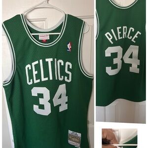 Boston Celtics Green Jersey Paul Pierce